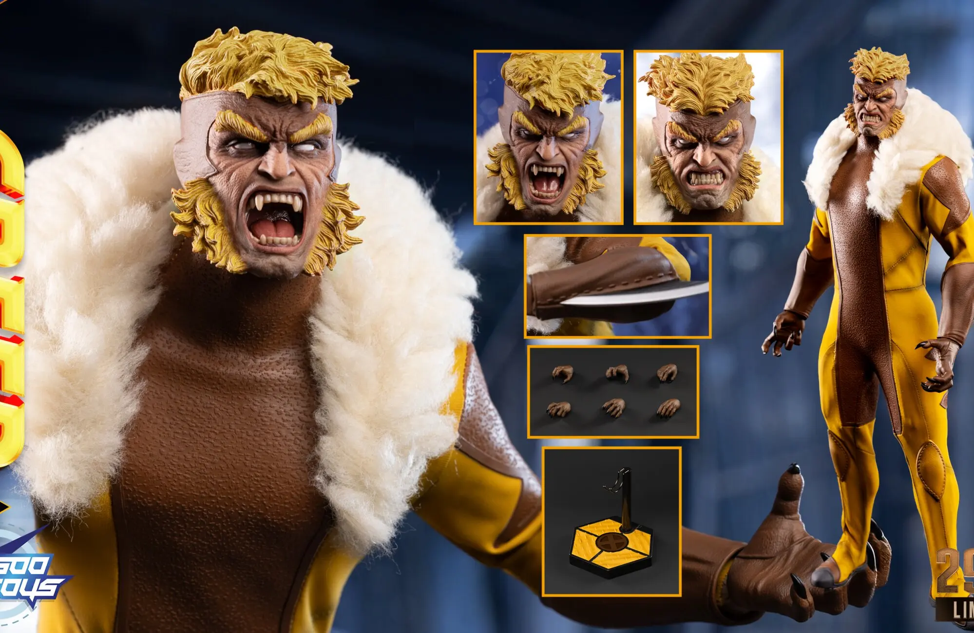 Soosootoys SST085 The Creed Sabretooth 1/6 Action Figure - Image 6