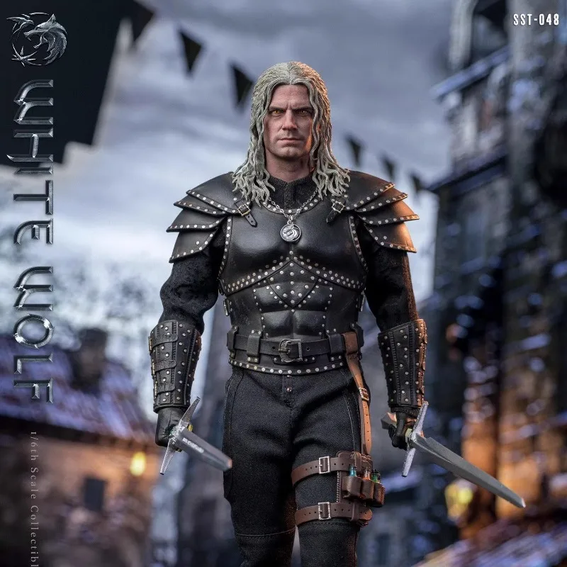 Soosootoys SST‑048 1/6 White Wolf Detailed Head Sculpt Armor Outfit Action Figure - Image 3