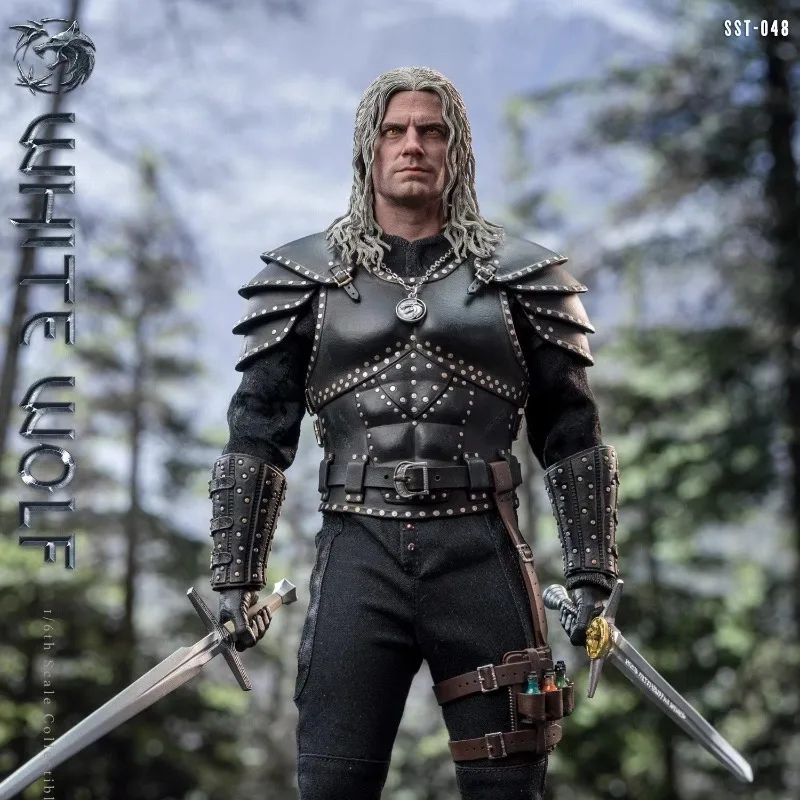 Soosootoys SST‑048 1/6 White Wolf Detailed Head Sculpt Armor Outfit Action Figure - Image 6