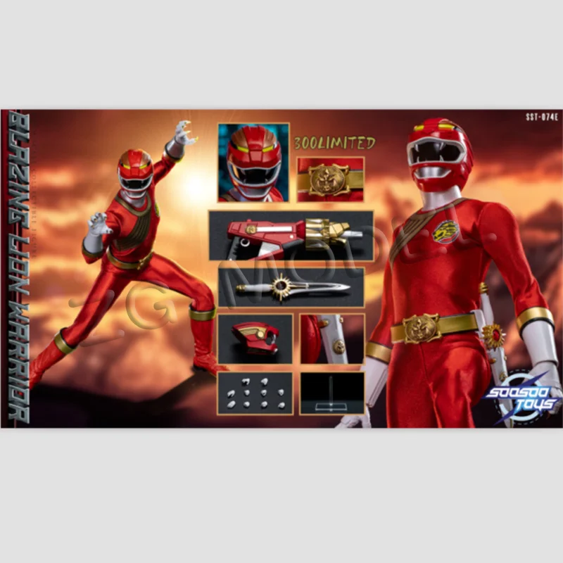 Soosootoys SST-074 Red Warrior Excites Red Explosion Dragon 1/6 Figure - Image 4